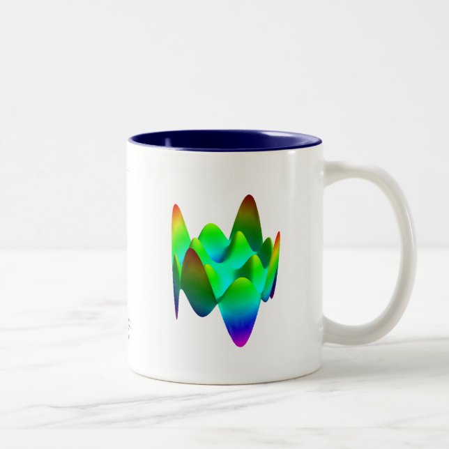 2 Couleurs Tasse de polynômes de Zernike - Z (8, 4) (Droit)