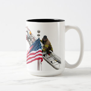 2 Couleurs Tasse de pompier