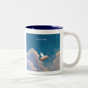 2 Couleurs tasse de porc de vol