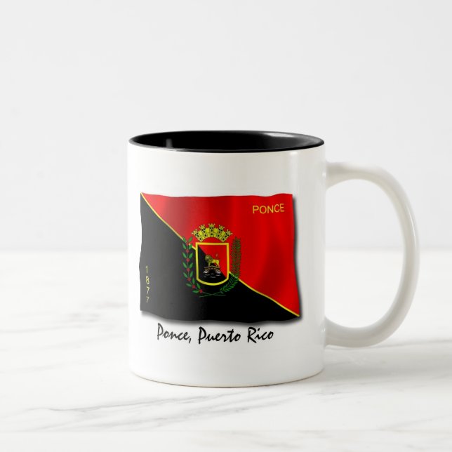 2 Couleurs Tasse de Porto Rico : Maquereau (Droit)