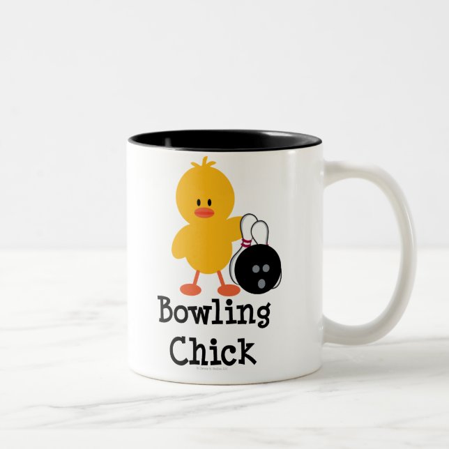 2 Couleurs Tasse de poussin de bowling (Droit)