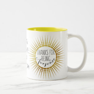2 Couleurs Tasse de professeur, professeur impressionnant et