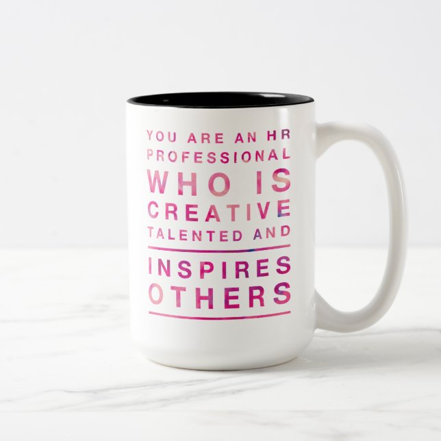 2 Couleurs Tasse de professionnel d'heure (Droit)