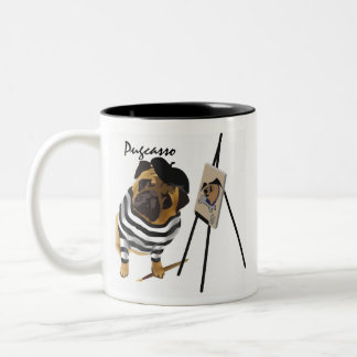 2 Couleurs Tasse de Pugcasso
