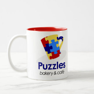2 Couleurs Tasse de puzzles