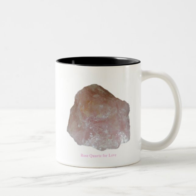 2 Couleurs Tasse de quartz rose par IreneDesign2011 (Droit)