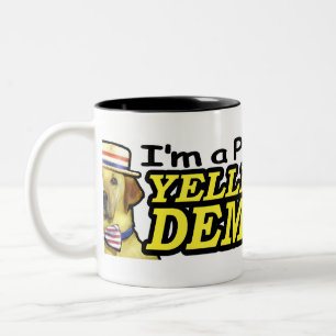 2 Couleurs Tasse de race de Yeller Dawg