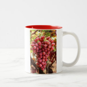 2 Couleurs Tasse de raisins rouges