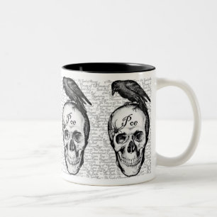 2 Couleurs Tasse de Raven Poe