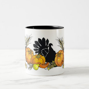 2 Couleurs Tasse de récolte de thanksgiving