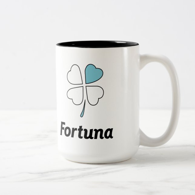 2 Couleurs Tasse de recyclage de Fortuna (Droit)