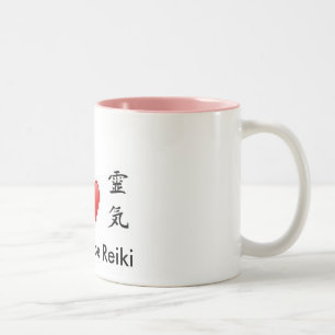 2 Couleurs Tasse de Reiki d'amour de paix