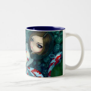 2 Couleurs Tasse de rêverie de sirène de Koi