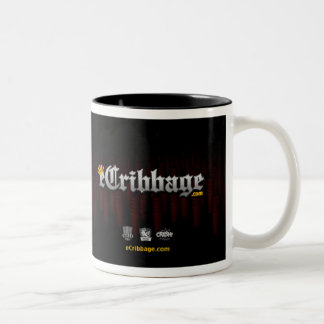 2 Couleurs tasse de révolution d'eCribbage (rouge)