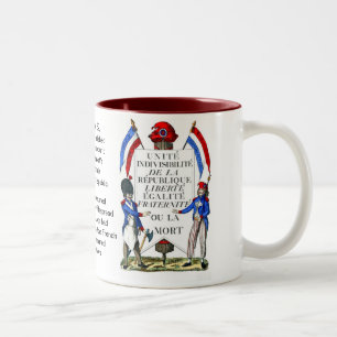 2 Couleurs Tasse de révolution française