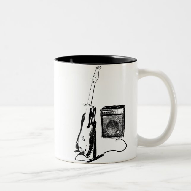 2 Couleurs Tasse de roche - customisée (Droit)