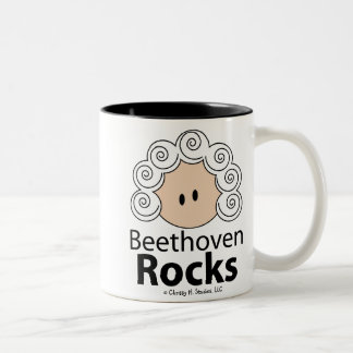 2 Couleurs Tasse de roches de Beethoven