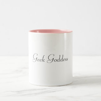 2 Couleurs Tasse de rose de déesse de geek