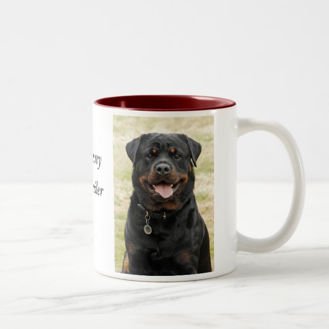 2 Couleurs Tasse de rottweiler (Droit)