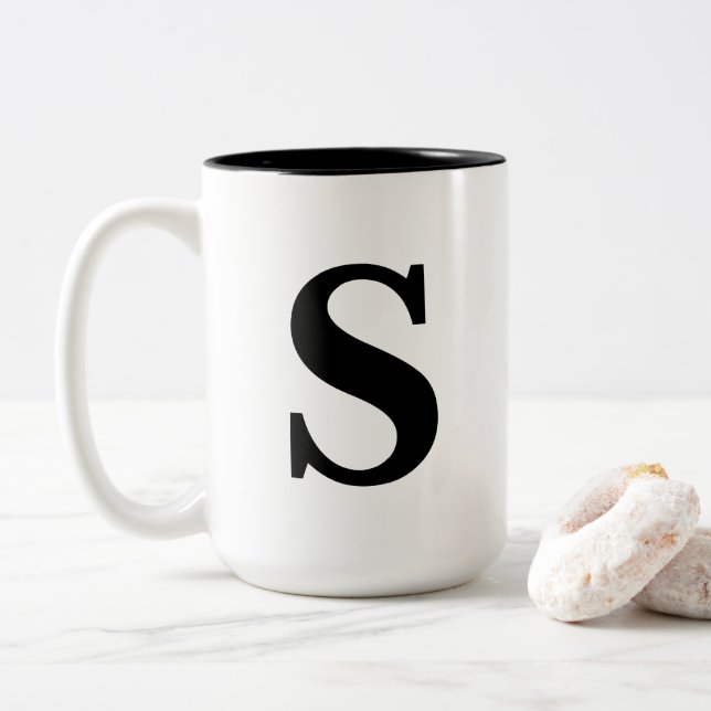 2 Couleurs Tasse de "S" (Avec donut)