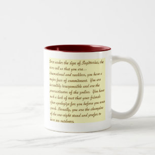 2 Couleurs Tasse de Sagittaire