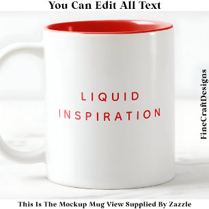 2 Couleurs Tasse de salle de création, Inspiration Liquide 03