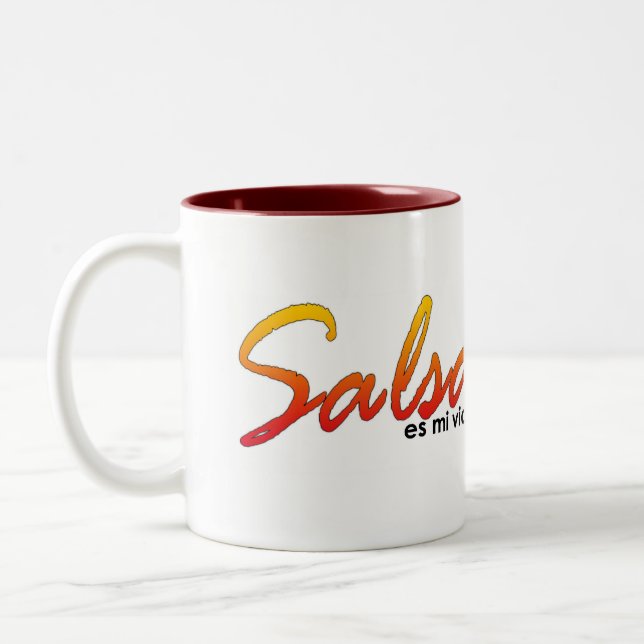 2 Couleurs tasse de Salsa (Gauche)