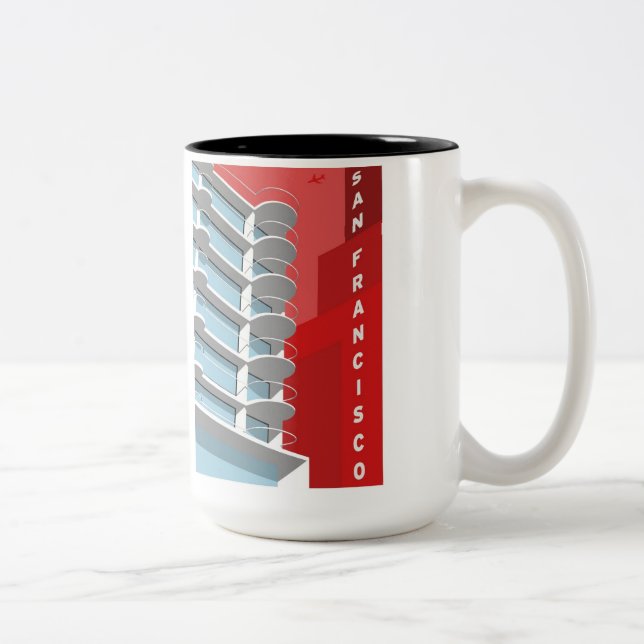 2 Couleurs Tasse de San Francisco (Droit)