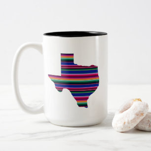 2 Couleurs Tasse de Serape le Texas