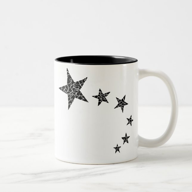 2 Couleurs Tasse de Shooting Stars de style (Droit)