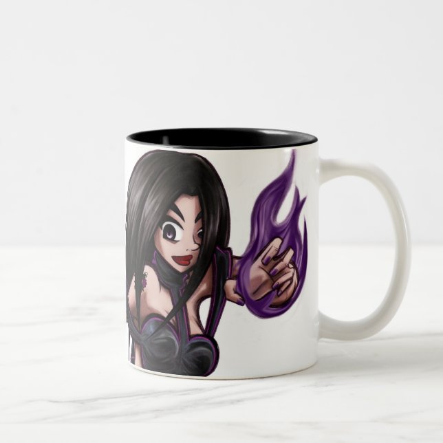 2 Couleurs Tasse de signature de PELLE (noir) (Droit)