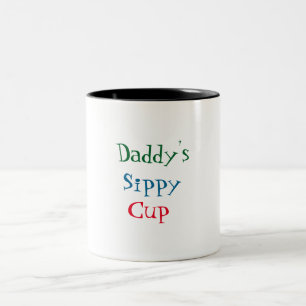 2 Couleurs Tasse de Sippy du papa