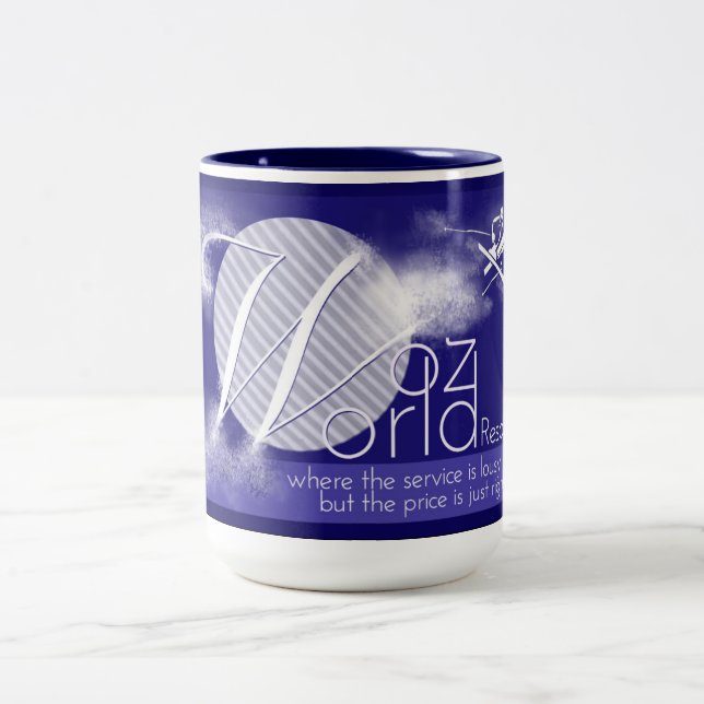 2 Couleurs Tasse de ski du monde de Woz (Centre)