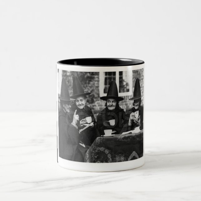 2 Couleurs Tasse de société de casquette noir (Centre)