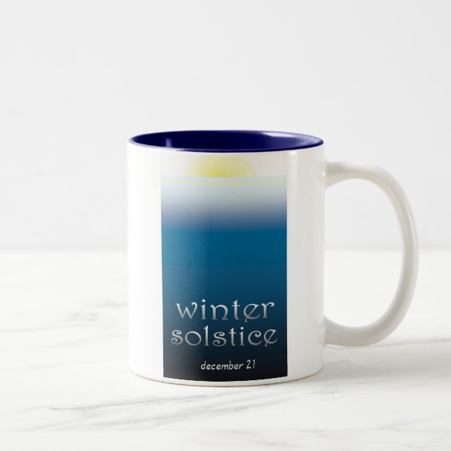 2 Couleurs tasse de solstice d'hiver (Droit)