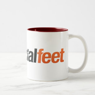 2 Couleurs Tasse de sonnerie de SocialFeet