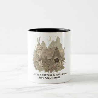 2 Couleurs Tasse de sorcière Cottagecore | Tasse de café de s