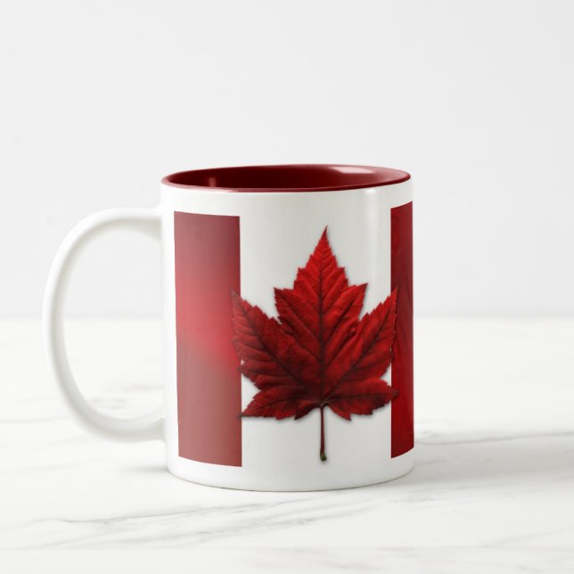 2 Couleurs Tasse de souvenir de feuille d'érable du Canada de (Gauche)