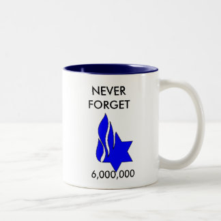 2 Couleurs Tasse de souvenir d'holocauste