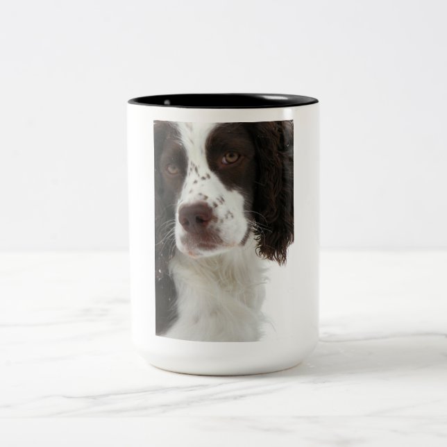 2 Couleurs Tasse de springer spaniel (Centre)