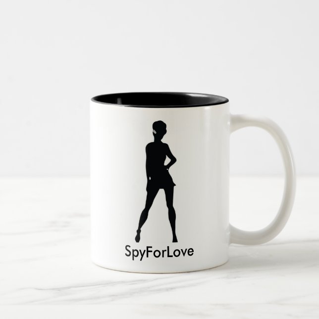 2 Couleurs Tasse de SpyForLove (Droit)