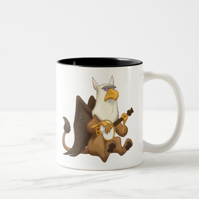 2 Couleurs Tasse de Strummin Gryphon de banjo (Droit)