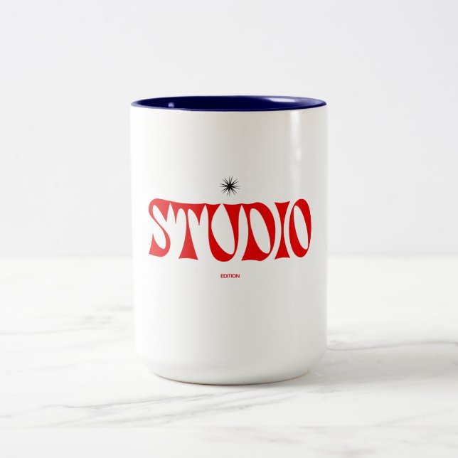2 Couleurs Tasse de studio (Centre)