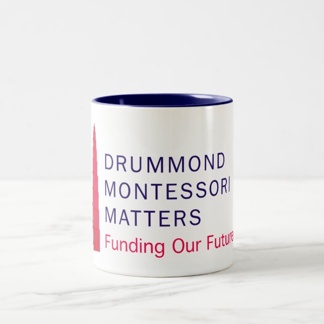 2 Couleurs Tasse de sujets de Drummond Montessori (Centre)