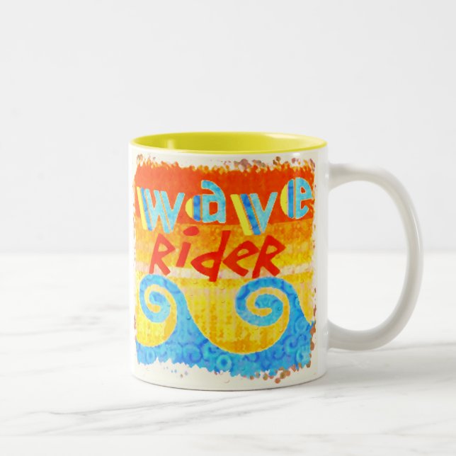2 Couleurs Tasse de surfer d'été (Droit)