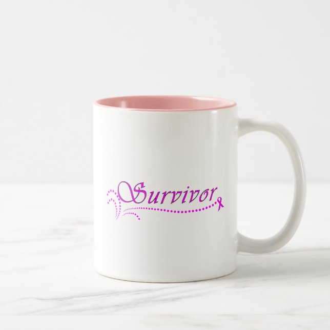 2 Couleurs Tasse de survivant (Droit)