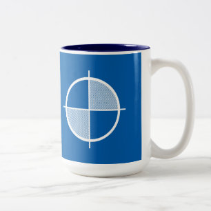 2 Couleurs Tasse de symbole d'altitude (lumière)