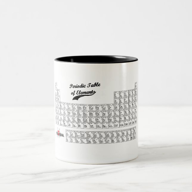 2 Couleurs Tasse de Tableau périodique (Centre)