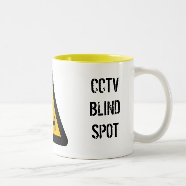 2 Couleurs Tasse de tache aveugle de télévision en circuit (Droit)