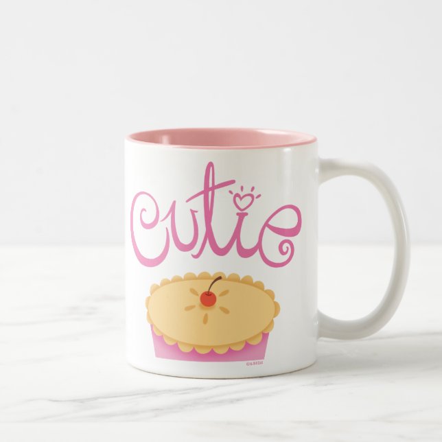 2 Couleurs TASSE de tarte de Cutie (Droit)